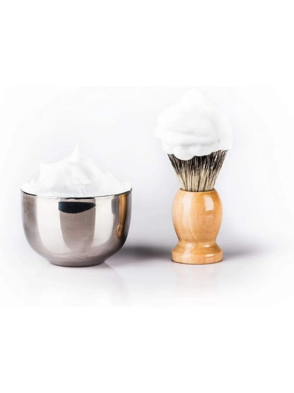 Premium Straight Razor Kit with Shaving Brush - Classic Edge Shaving Set